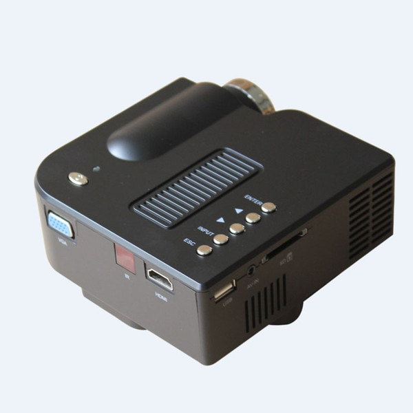 Wholesale- UNIC UC28 + HOT SALE! Home Cinema 1080i Mini Pocket Portable Led Video Game Projector with USB/SD function CE,ROHS