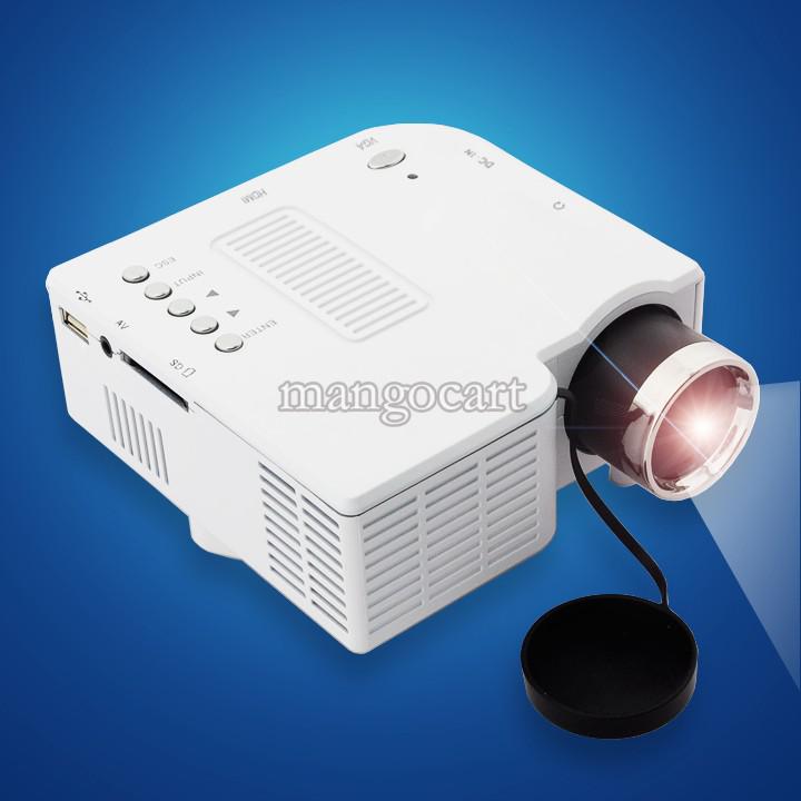 32Lumens Multimedia HD LED Projector Mini Projector Beamer With VGA/AV/USB/SD Input for Home Theater b7 19564