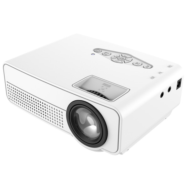 black and white S280 Decoding Led Light Projector Home Using Mini Projector for Christmas Gift DHL shipping