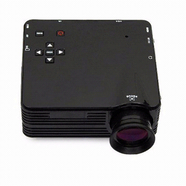 Excellent Quality 80LMs LED Projector Home Cinema Theater 1080P Support SD HDMI VGA AV Micro USB