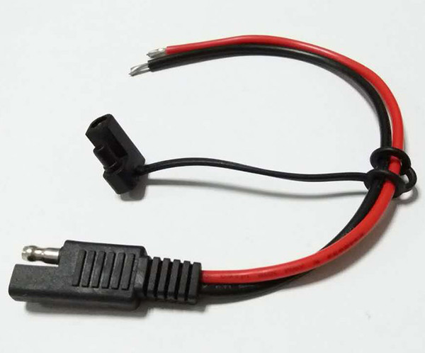 SAE Plug Quick Connector 20A/2468/14AWG Copper Cord DIY Power Cable for Automobile Booster Car Battery Jump Starter Solar Panel