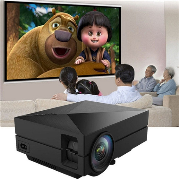 Coolux GM60 Mini LCD LED Projector 1000LM 800 x 480 Pixels Supports 1080P HD Projection Home Theater Projector