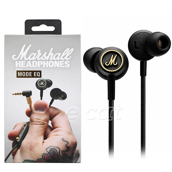 Marshall MODE EQ Headphones With Mic In Ear Headset Universal Fashion HIFI Earphones For Iphone Galaxy S9 Smart Phone