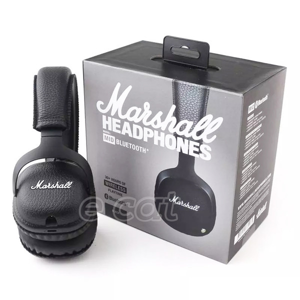 Marshall MID Bluetooth Headphones With Mic Deep Bass DJ Hi-Fi Headset Professional Marshall Headphones Wireless headsets