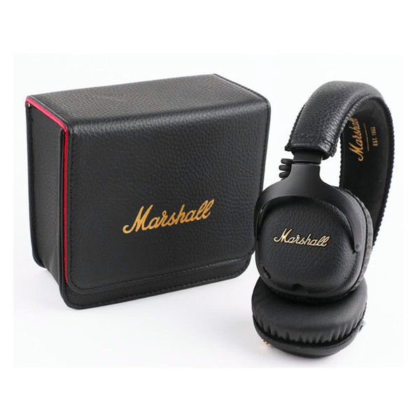 2019 Over-ear Black Marshall Mid ANC Headphones Active Noise Cancelling Earphones with Bluetooth Sports Deep Bass DJ Hifi Wireless Stereo