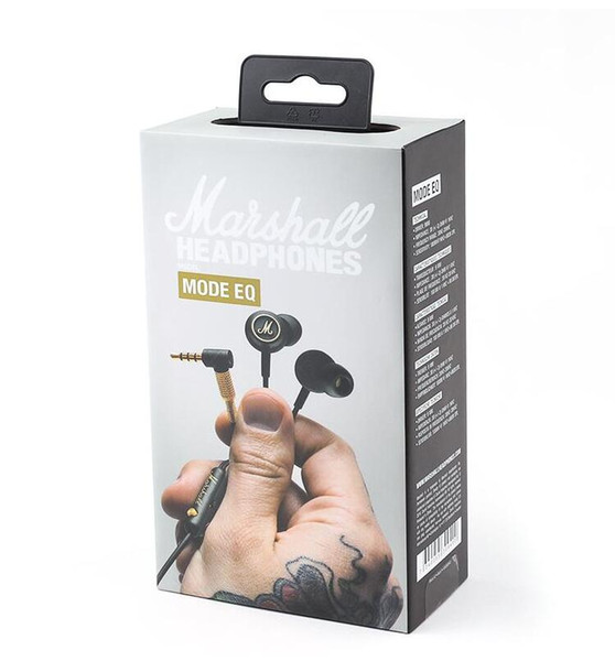 Marshall Mode EQ Earphones With Mic DJ Hi-Fi Headphone HiFi Headset Professional DJ Monitor Headphone for cell phone PC In stock!