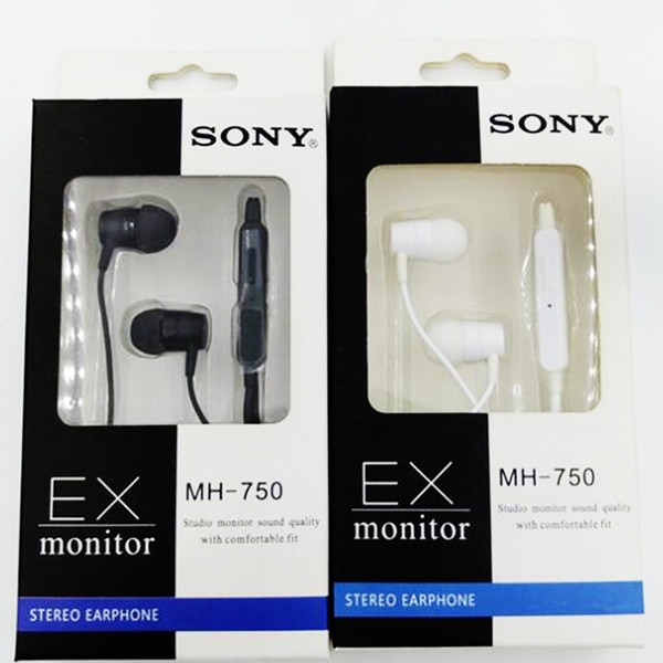 Refurbished Sony Handsfree Headphone MH750 headphone for for Xperia Z1/2/3 E1/2/3 with retail package