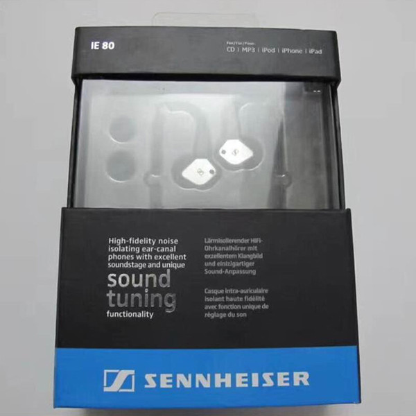 2018 Refurbished SENNHEISER IE8i Earphones Headphones With MIC IN-EAR Headphones Headsets High Quality Stereo Sound With Retail Box