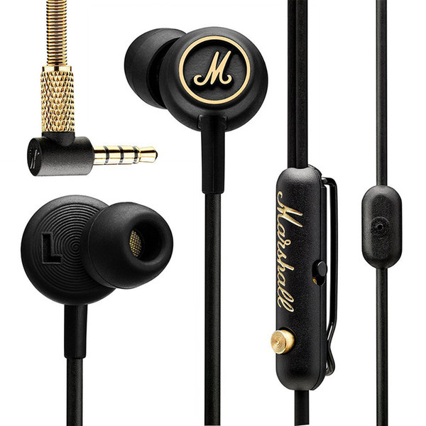 Refurbished Marshall MODE EQ Earphone&Headphone With Mic In Ear Headset Universal Fashion HIFI Earphones For Mobile Phone PC Computer