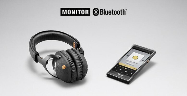 HOTSELL MARSHALL MONITOR Bluetooth Headphones Hi-Fi Prowess Wireless Bluetooth Heavy-Duty Cast Metal Hinge Extreme Comfort Experience