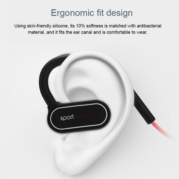 HOT Wireless Sports Bluetooth Headset Earphone Ear Hanging Stereo Binaural Headphones With Voice Broadcast For iPhone Sumsang Huawei Xiaomi