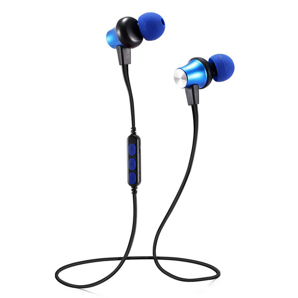 HOT MS-T2 Magnetic Bluetooth Sport Earphone Wireless Running Headset With Mic MP3 Earbud Bass Stereo BT 4.2 For iphone xiaomi samsung