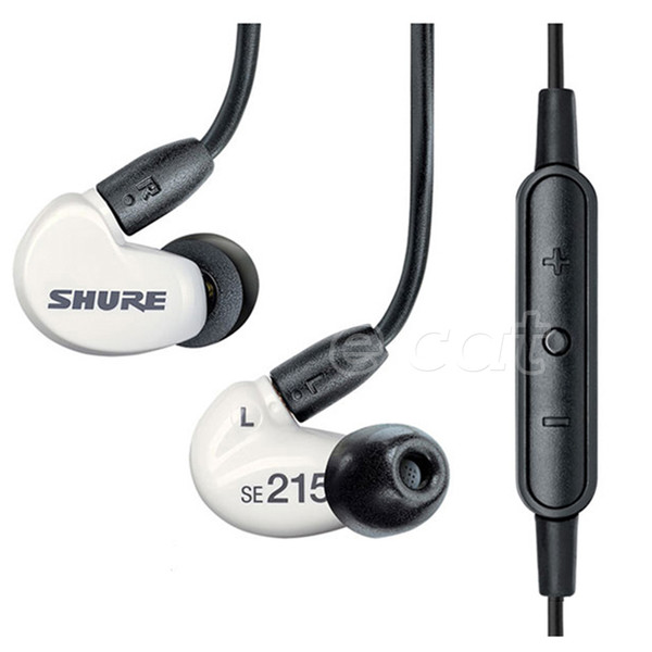 SHURE SE215M+ Earphones in-ear Earphone SE215 M Plus Noise Cancelling Ear buds with MIC and Remote Edition earphones With Retail Box