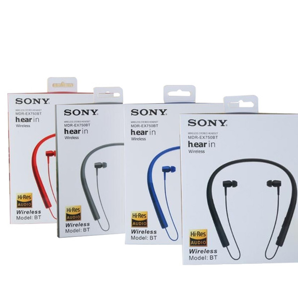 Refurbished Sony MDR-EX750BT H.ear in Wireless Headphone with retail package Drop Ship 1pc