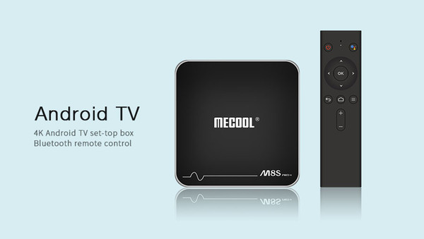 M8S PRO+ ATV Android 7.1 TV BOX S905W Quad-core 2GB/16GB 2.4GWIFI&Bluetooth Voice control smart box