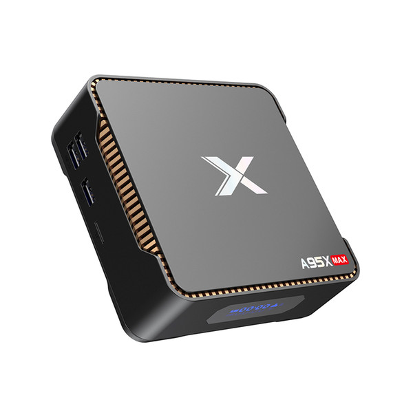 5pcs Video Recording A95X MAX Android 8.1 TV Box 4GB 64GB Amlogic S905X2 2.4G&5GHz Wifi BT4.2 1000M 4K