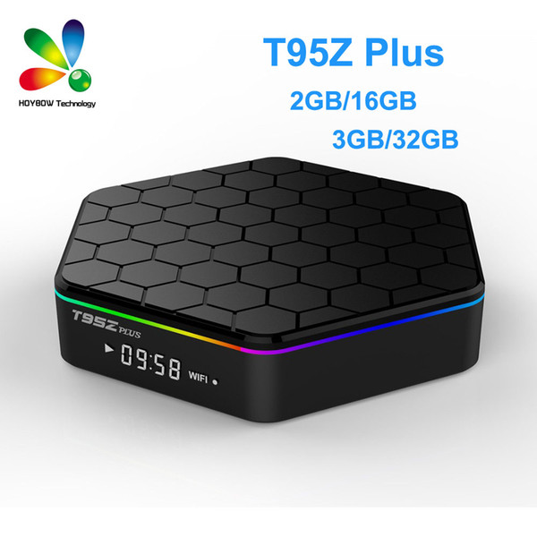 Android 7.1 Amlogic S912 TV Boxes T95Z Plus 3GB 32GB Octa core 2.4G 5G Dual WIFI BT4.0 Smart TV Box