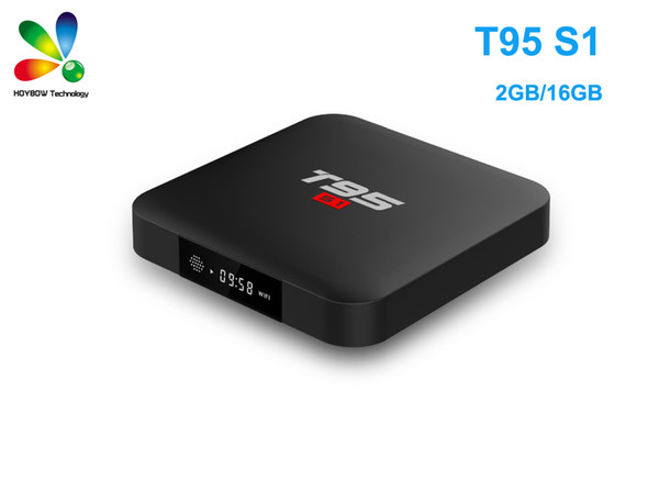 T95 S1 TV BOX Amlogic S905W Quad-core Android 7.1 2.4G WiFI 100M Lan high quality internet tv box 2GB 16GB Smart media player x96 mini