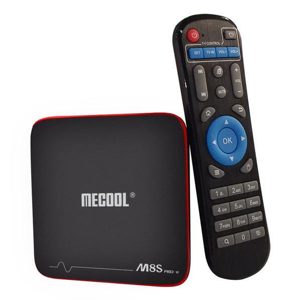 MECOOL M8S PRO W Smart TV Box Amlogic S905W CPU Quad Core 1GB 8GB Android 7.1 TV Box 2.4GHz WiFi 4K H.265 Set Top Box