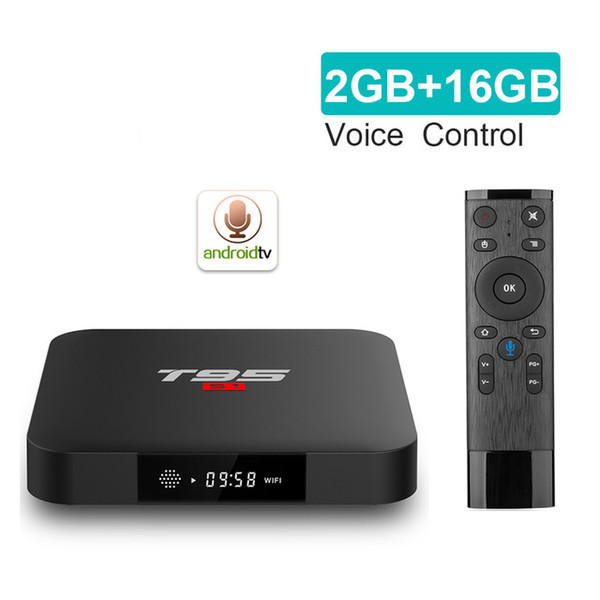 10PCS T95 S1 2GB 16GB Google voice control android 7.1 tv box S905W support StbEmu Youtube Netflix