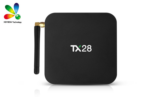 TX28 Android 7.1 TV Box 4GB 32GB RK3328 Quad Core 4K 3D Streaming Media Player 2.4G 5G Wifi Bluetooth 4.1 Set Top Box