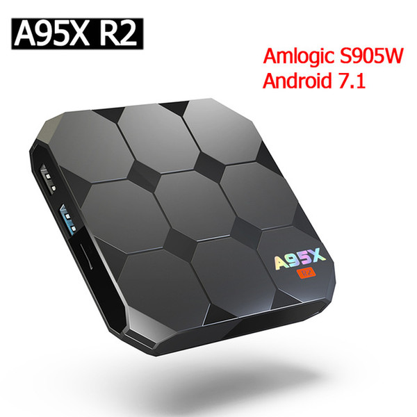 Android Box TV A95X R2 Amlogic S905W Quad-core Smart TV Box 2GB 16GB HDMI2.0 4Kx2K HD 2.4G Wifi Streaming Media Player