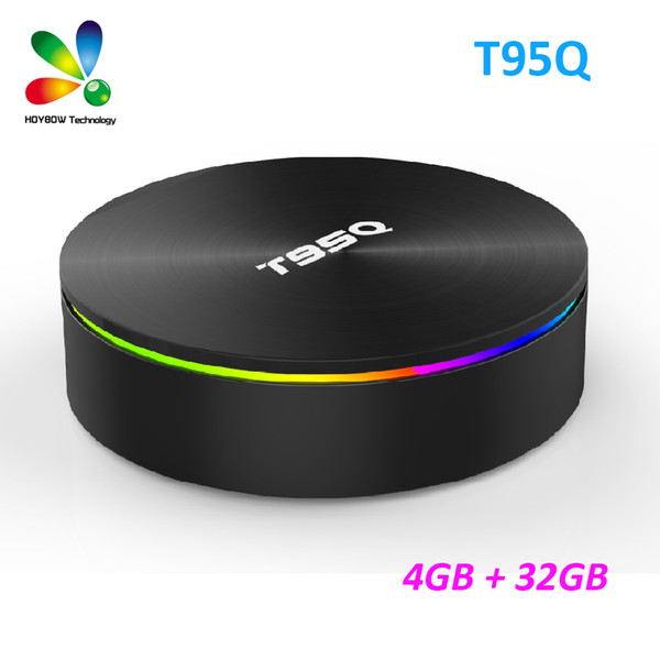 Android 8.1 TV BOX T95Q S905X2 Quad Core 4gb 32gb 2.4g 5.8g Dual Wifi BT Support 3D Media Player