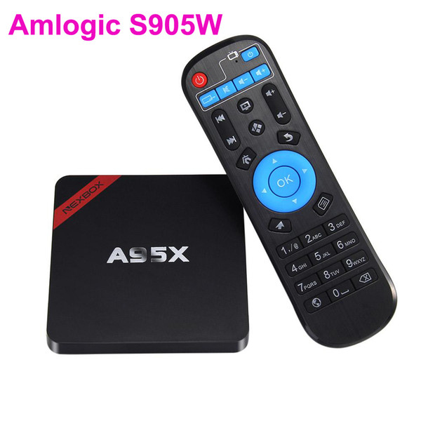 Nexbox A95X TV BOX Amlogic S905W Quad Core 1G 8G WIFI Android 7.1 Set-top BOX Dolby DTS Miracast DLNA Smart Media Player