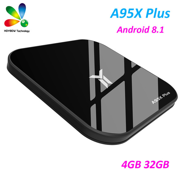 A95X Plus TV Box Android 8.1 Amlogic S905 Y2 4GB DDR4 32GB ROM 2.4G /5G WiFi USB3.0 BT4.2 Support 4K H.265 Smart Media Player