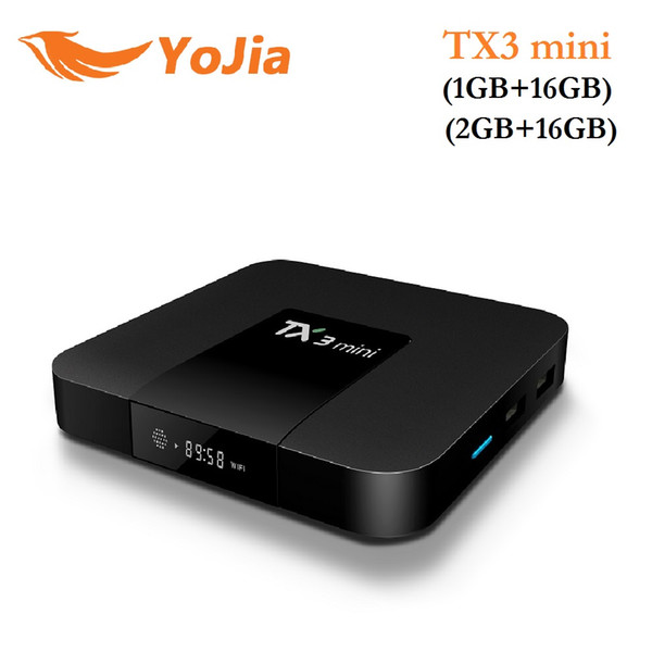 14pcs TX3 mini Android 7.1 TV BOX 1GB 16GB Amlogic S905W Quad Core Suppot H.265 4K 30tps Media Player IPTV Box