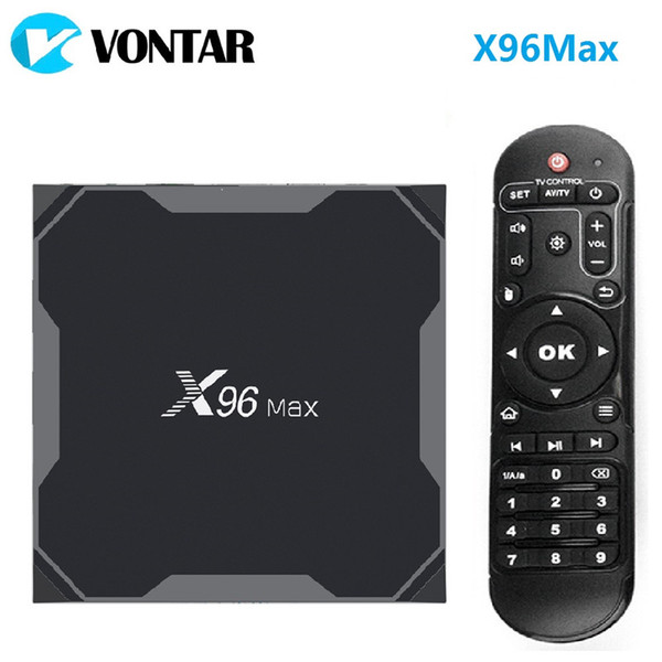 X96 Max Amlogic S905X2 Android 8.1 TV Box 4GB DDR4 RAM 64GB ROM Quad Core 2.4G 5.8G Dual Wifi 1000M