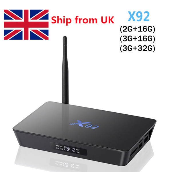 X92 Android 7.1 TV Box Amlogic S912 2G 3G 16G 32G Octa Core 5G Wifi Set Top Box