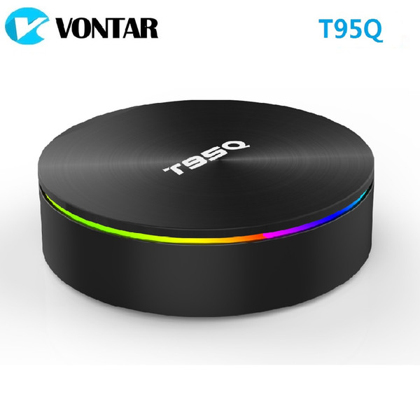 T95Q 4GB 32GB 64GB Android 8.1 LPDDR4 Amlogic S905X2 TV BOX Quad Core Dual Wifi BT4.1 H.265 IPTV Smart Box