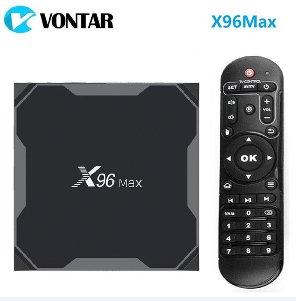 10pcs X96 Max 4GB 32GB Android 8.1 Amlogic S905X2 TV BOX Quad Core media player IPTV Smart tv Box X96Max