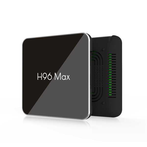 10pcs H96 MAX X2 Android 8.1 TV BOX Amlogic S905X2 DDR4 4GB 32GB 64GB Dual Wifi Bluetooth 4K IPTV Smart tv box