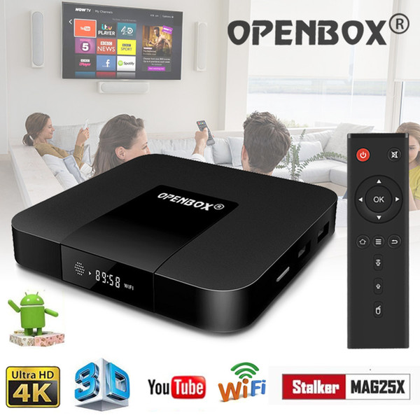 Genuine OPENBOX VX IPTV Box 2GB 16GB Android TV Box 2.4GHz Wifi Same as MAG250 254 Stalker IPTV Wheel TV CASS PSU