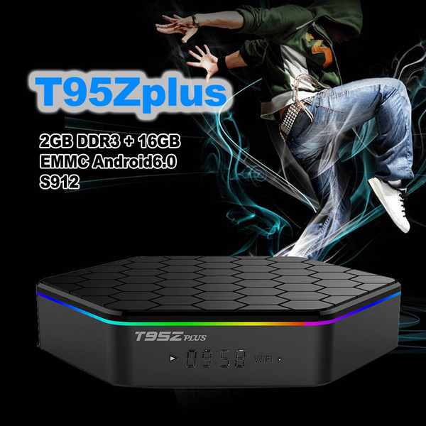 T95Z PLUS Android 7.1 TV BOX S912 Octa Core 2G 16G 2.4G 5G WiFi Bluetooth Media Player