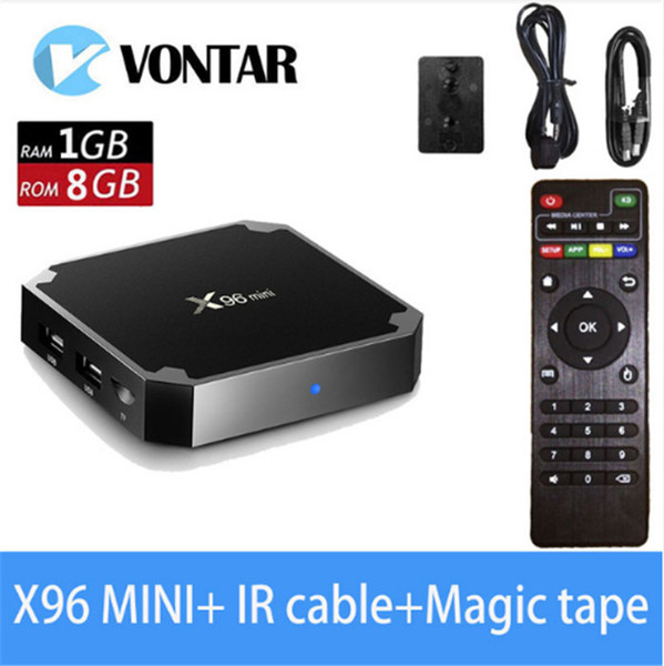 X96 mini Android 7.1 TV BOX 1GB 8GB 2GB 16GB X96mini Amlogic S905W QuadCore Media Player with IR cable magic tap