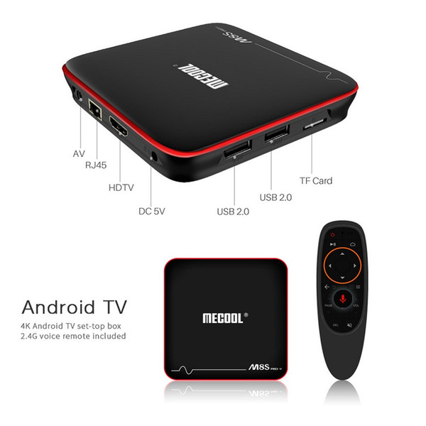 MECOOL M8S PRO W android 7.1 tv boxes Amlogic S905W 2GB 16GB 2.4GHz WiFi Support 4K H.265 PK tx3 mini