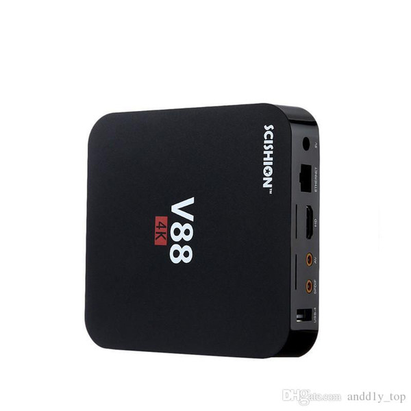 Android 6.0 V88 tv boxe Cheapest RK3229 Quad-Core 1GB 8GB Smart Tv Box WiFi 3D HDMI TV Cheap Set-top Box Media Player