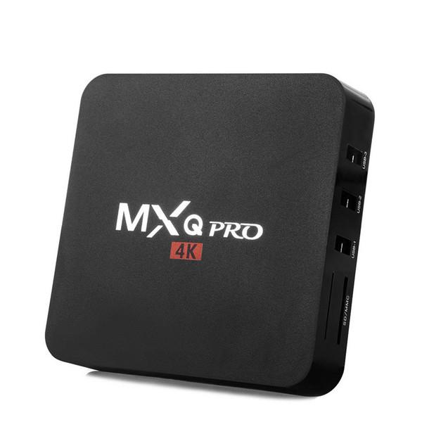 Android 7.1 MXQ pro 4K TV Box Quad Core 8G/1G Amlogic S905W RK3229 Smart TV Box suport 3D WIFI SD Card