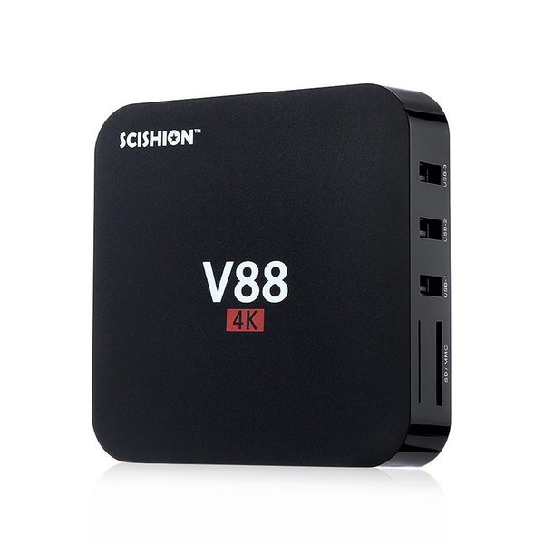 V88 Android7.1 TV Box Rockchip RK3229 Smart Boxes 4K Quad core support 3D Free Movies Online Mini PC