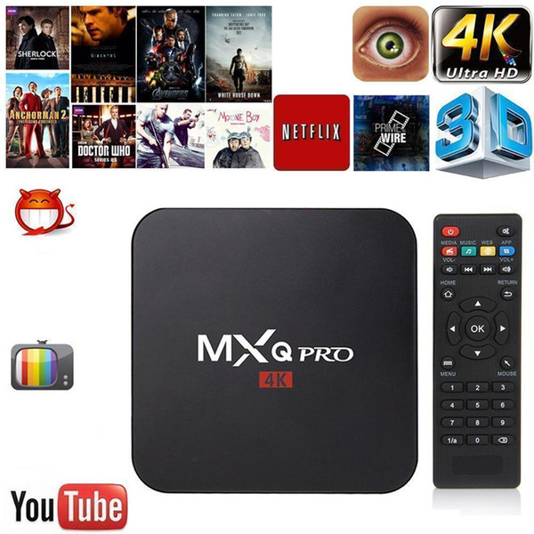 2GB RAM MXQ Pro Smart Android 7.1 TV Box Rockchip RK3229 Quad Core Google Set Top Box