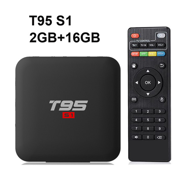 Original T95 S1 2GB 16GB android 7.1 tv box Amlogic S905W support StbEmu Youtube Netflix