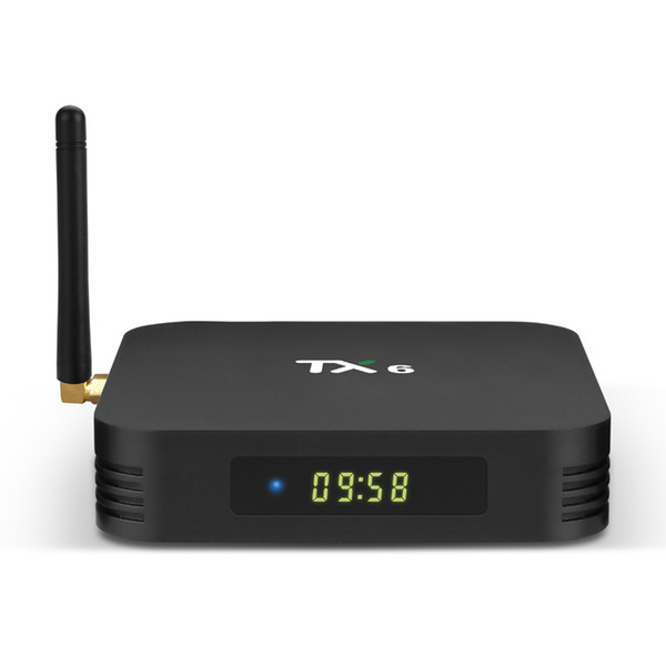 TX6 Android 9.0 TV Box With Allwinner H6 Quad core 4GB 64GB Streaming Media Player Support 2.4G 5G Dual Band Wifi BT5.0