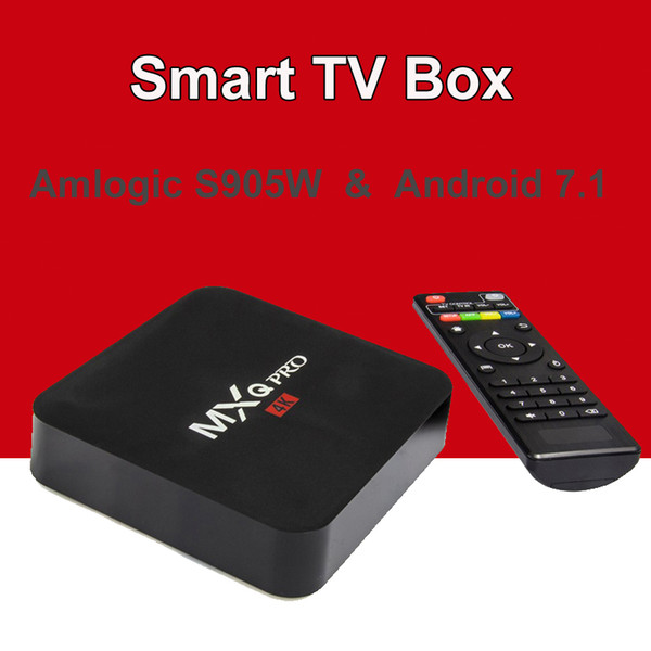 Android 7.1 TV Box MXQ Pro Amlogic S905W Quad Core 4k HD 64bit Smart Mini PC 1G 8G Wifi 4K H.265 Google Smart Media Player