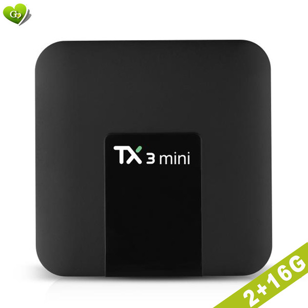 2019 original tx3 mini android 7.1 tv box 2gb 16gb Amlogic S905W Quad Core 4k ultra smart tv box IPTV media player