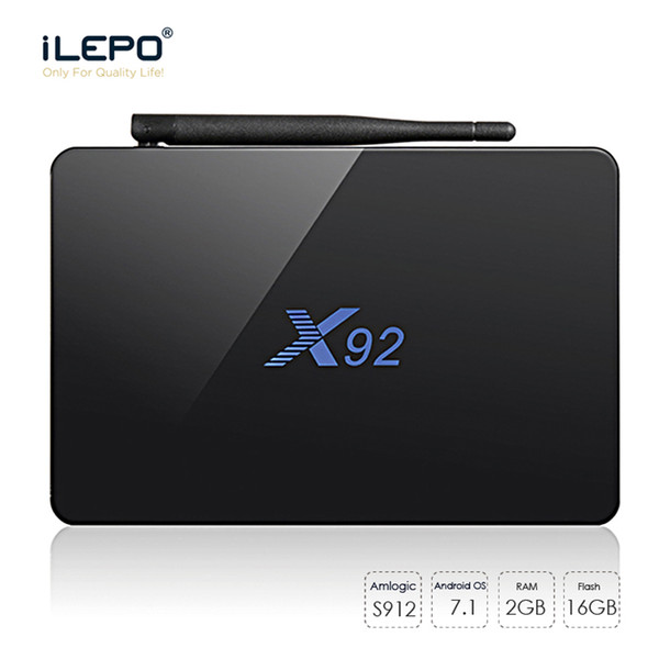X92 TV Box S912 Octa Core 2GB 16GB Android 7.1 Smart Media Player With 2.4G 5G Dual Band Wifi Bluetooth 4.0