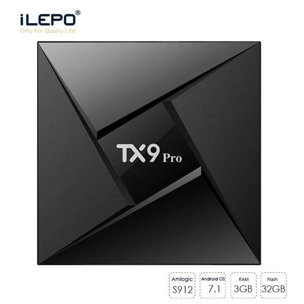 TX9 PRO TV BOX S912 Octa Core Android 7.1 BOX TV 3G 32G 2.4G 5G WiFi Bluetooth Smart TV 4K Media Player