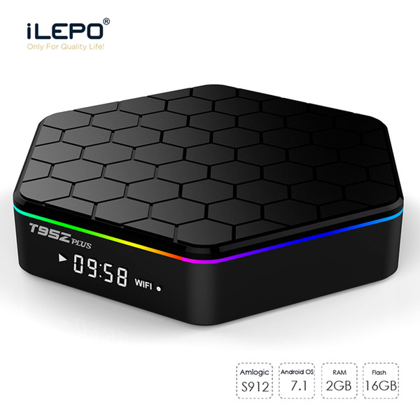 Amlogic S912 TV Boxes T95Z Plus 2GB 16GB Octa core 2.4G/5G WIFI BT4.0 4K H.265 Android 7.1 Smart TV Box